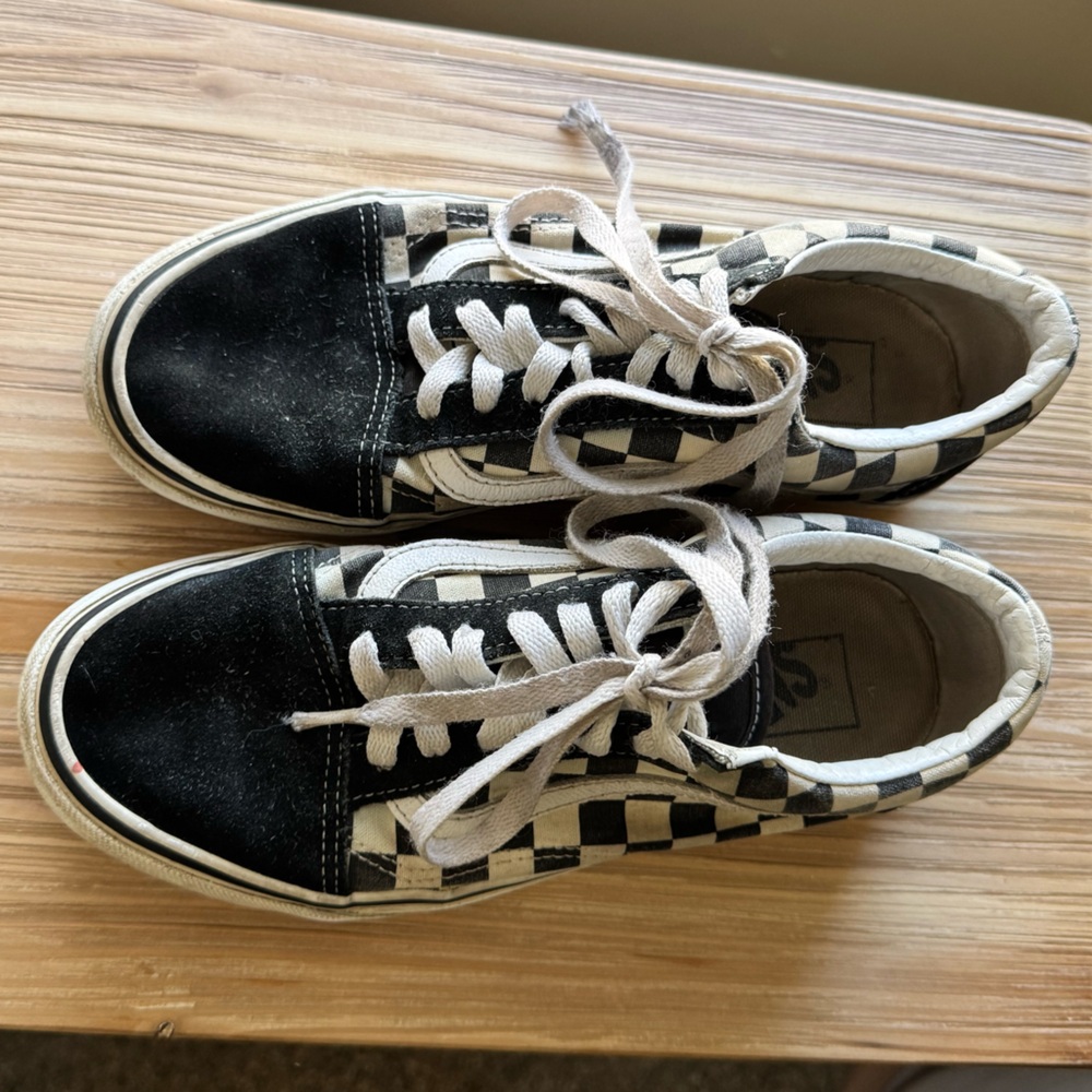 Checkered Old Skool Vans